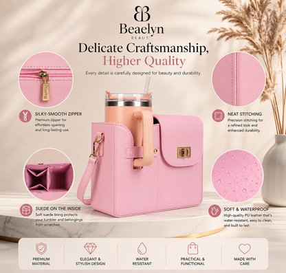 Stanley-style tumbler crossbody bag